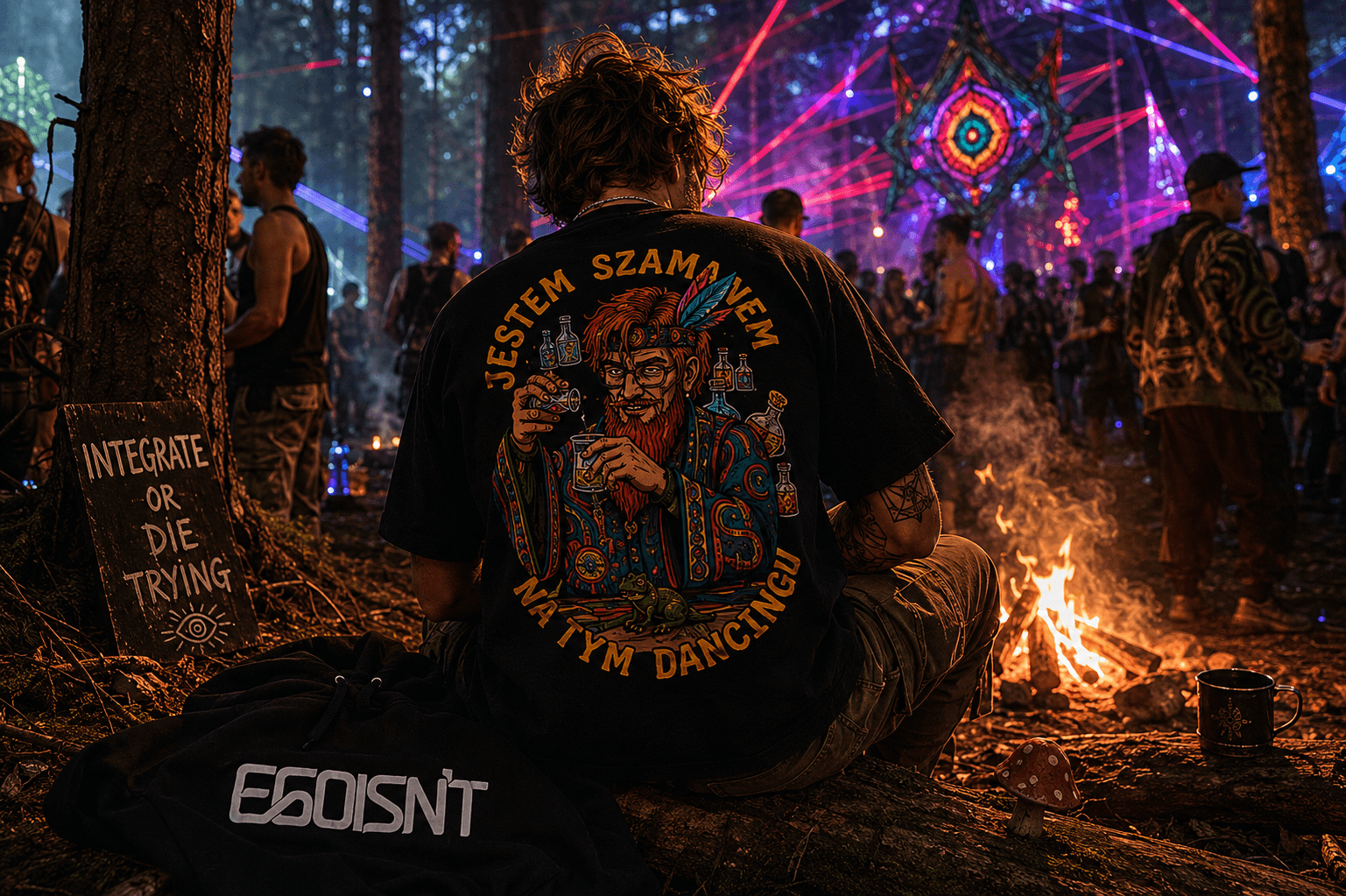 JESTEM SZAMANEM NA TYM DANCINGU — forest rave, campfire